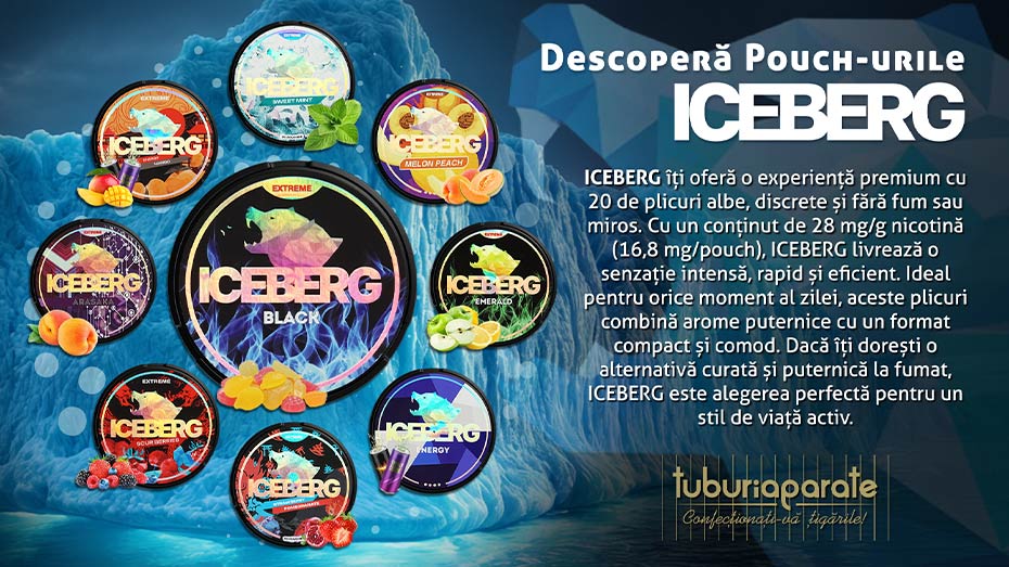 Pouch nicotina Iceberg Melon Peach (16,8 mg/pouch) Pouch nicotina Iceberg Melon Peach (16,8 mg/pouch)